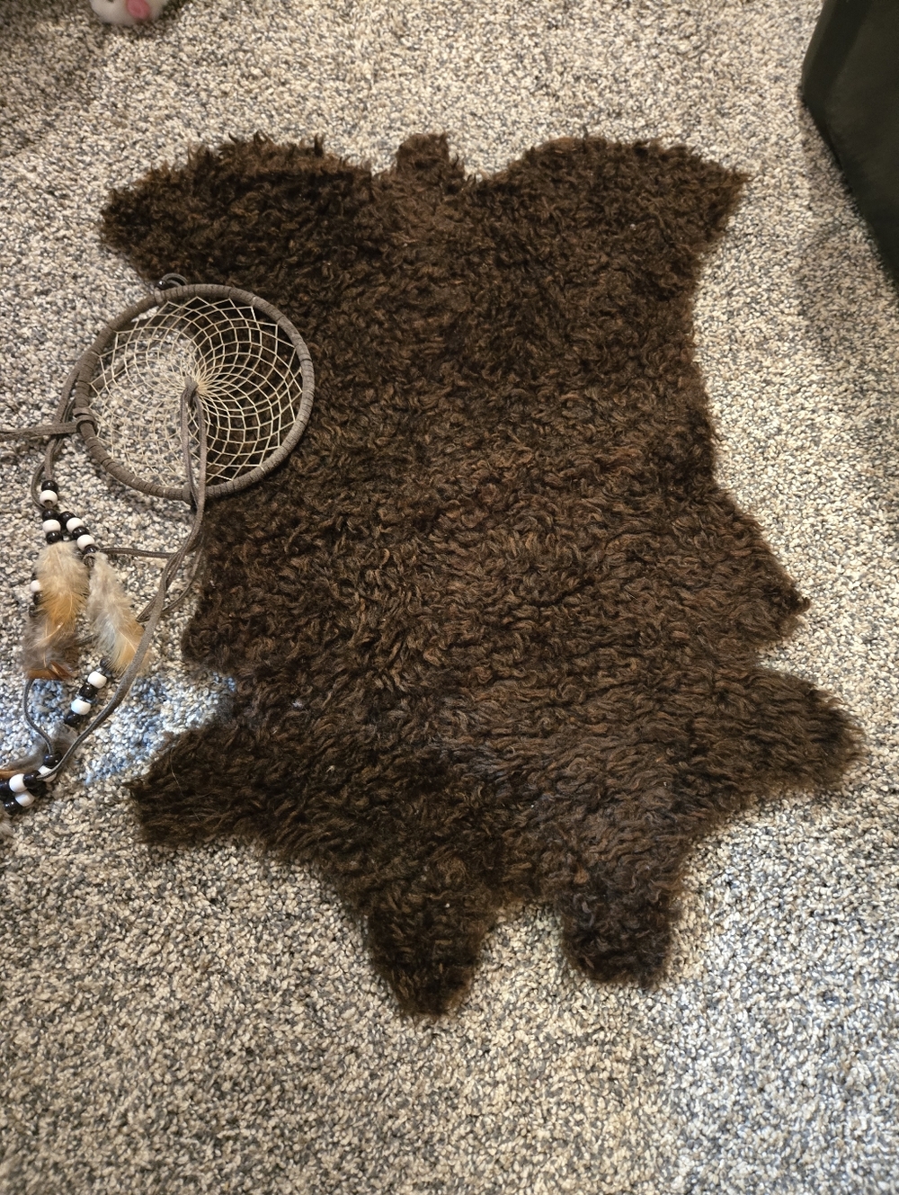 American Girl Kaya Bearskin Rug Dreamcatcher